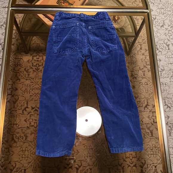 Straight Leg Cord Trousers -Blue Mini Boden Corduroy Pants - Picture 6 of 6